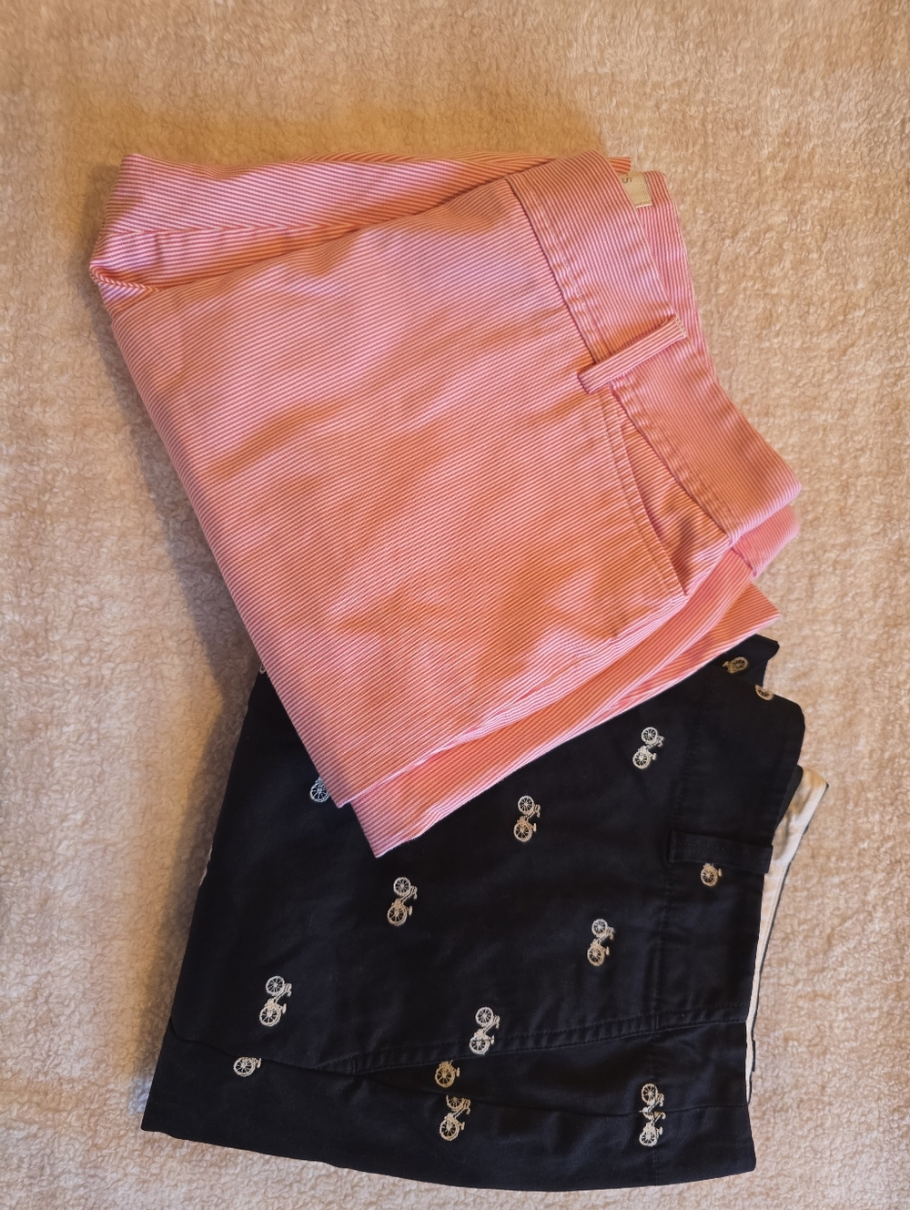 Talbots Pink Seersucker Shorts